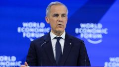 Mark Carney, primer ministro de Canad�, en Davos