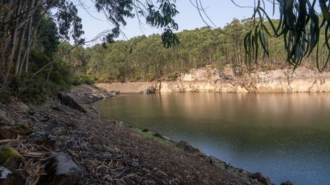 Embalse de Ba��a, en Baiona