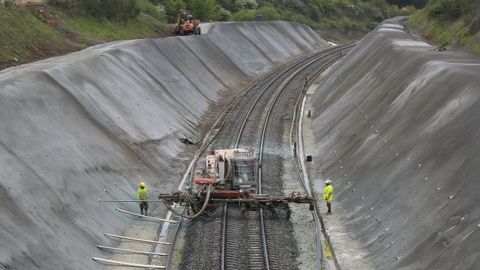 La modernizacin de la lnea Lugo-Ourense-Monforte oblig a cerrarla al trfico ferroviario