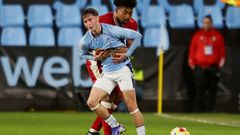 El jugador del Celta Fortuna �scar Marcos, en el partido frente al Tenerife en Bala�dos de la temporada pasada.