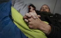 Esta pareja lleva unos dos meses en Galicia despu�s de perder el trabajo. 