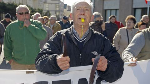 MANIFESTACION EMIGRANTES RETORNADOS 