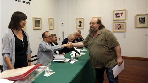 ENTREGA DE LOS PREMIOS ATLANTE EN EL MUSEO DEL GRAVADO DE ARTES E INAUGURACION DE LA EXPOSICION DE TODOS LOS PREMIADOS DE LOS ULTIMOS 10 AOS