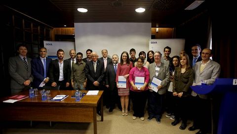 Participantes en los premios Moce