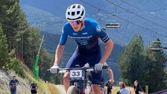 Garca Vzquez, en plena escalada en Andorra