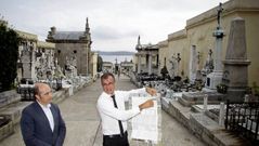 Presentaci�n del plano-gu�a del cementerio de San Amaro