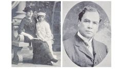 En a la izquierda, Francisca con su hijo Guich�n, fruto de su relaci�n con Dar�o. A la derecha, el poeta nicarag�ense