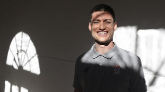 �lex Barcello, este martes en la �media day� previa al arranque de la competici�n en la ACB.