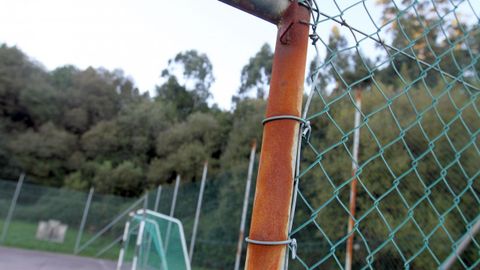 As� est� el entorno de las pistas polideportivas de A Canteira