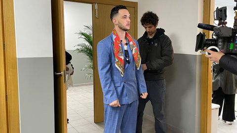 CAMERINO DE C. TANGANA ANTES DE SALIR A TOCAR EN EL CONCIERTO DE A CORUA DEL 26-2-2022