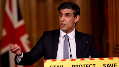 El exministro de Economía británico, Rishi Sunak