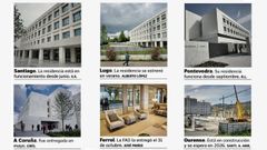 Situación de las residencias de la Fundación Ortega en seis ciudades gallegas a 6 de noviembre del 2025