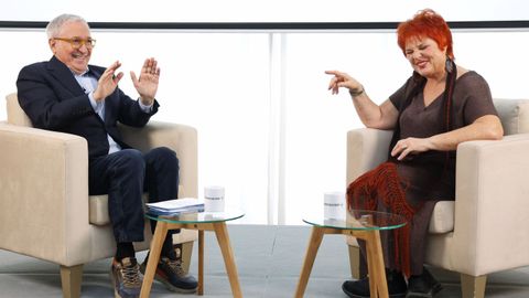 Xavier Sard&aacute; y Tet&eacute; Delgado participaron en un encuentro organizado por CaixaBank