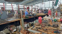 La pista cubierta de O Carregal volver� a llenarse de puestos de venta de antig�edades.