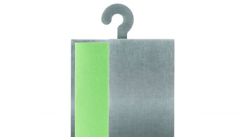Sarah Andelman x Zara 50 Aniversario. Colgador para Libros. Estante vertical de acero inoxidable y colgador en forma de percha para tu libro actual. Objetos escultóricos que celebran la lectura de manera divertida y estética.