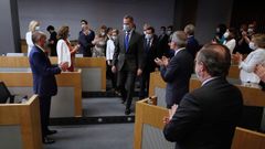 El rey llama a los empresarios a la unidad porque juntos llegar�n �m�s lejos�