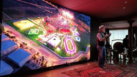 El presidente de Live Nation, Pino Sagliocco, explica c�mo ser� la edificaci�n