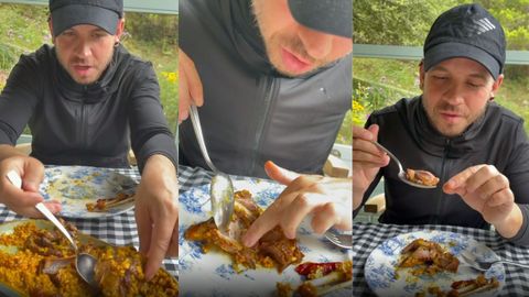 Dabiz Mu�oz presume de pitu caleya en sus redes sociales