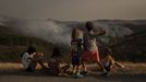 La lucha contra el fuego en Galicia, en imágenes