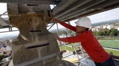 Las fotos de las obras en la c�pula de los Escolapios de Monforte