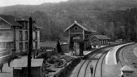 La estacin de ferrocarril de Trubia