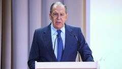 El ministro de Exteriores de Rusia, Sergu�i Lavrov.