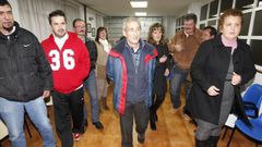 La patrona mayor, Susana Gonz�lez, a la derecha