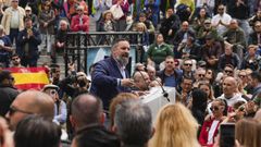 Abascal en el acto del 1 de mayo de Solidaridad