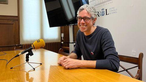<span lang= gl >Iv�n Rivas, voceiro do grupo municipal do BNG no Concello de Ferrol</span>