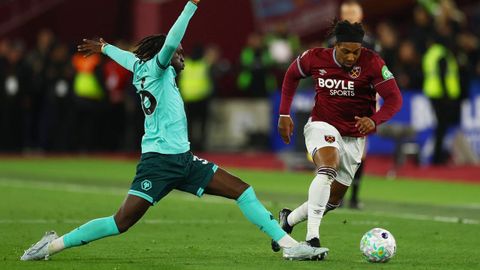 Adama Traor&eacute;, durante un partido la temporada pasada.