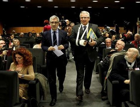 Baltasar Garzn particip en un seminario sobre justicia universal organizado por Izquierda Plural.