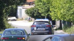 Brigada de Seguridad Ciudadana de la Polic�a Nacional en el campamento de Los Chaquetas