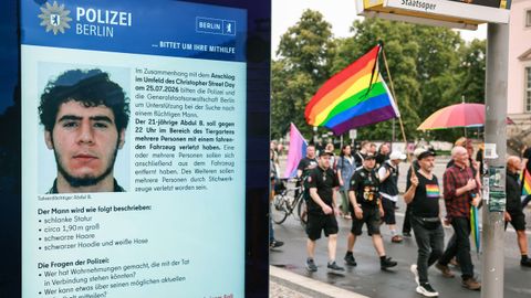 El autor del atropello m�ltiple, Abdul Ballout, en el D�a del Orgullo.