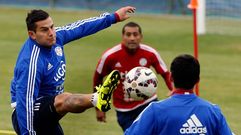 Entrenamiento de la selecci�n de Paraguay