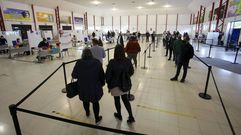 Imagen de la vacunaci�n en FIMO, el pasado enero