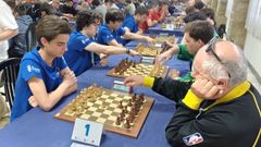 Iago Fern�ndez, en el torneo desarrollado en Ferrol.