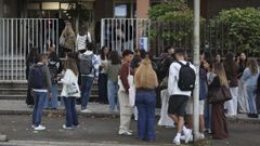 Inicio de curso el pasado mes de septiembre en la Facultade de Enfermar�a de Santiago