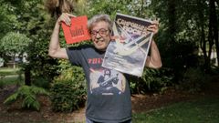 Charly Dom�nguez, esta semana nun parque da s�a cidade, Ourense.