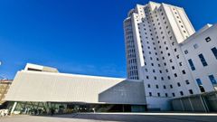 Edificio de la Cidade da Xustiza de Vigo en una foto de archivo