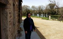 El cauce se encuentra pr�ximo al albergue de Manuela. 