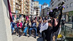 Un gaiteiro puso m�sica al homenaje a Jos� Antonio Gurriar�n