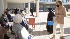 La conselleira de Pol�tica Social, Fabiola Garc�a, visit� este viernes la residencia Santa Teresa Jornet de A Coru�a