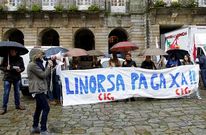 Los trabajadores anunciaron nuevas protestas con los dem�s afectados de Galicia. 