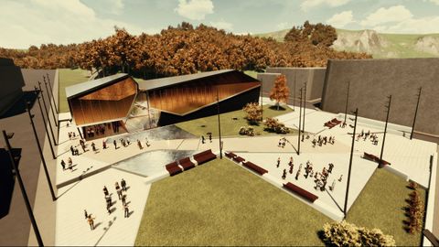 Recreaci�n de c�mo ser� el auditorio