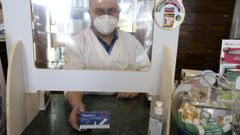 Test de ant�genos en la farmacia del muelle de Ferrol.