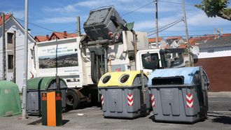 Recogida de basura en Castieiras