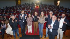 Presentaci�n en el Coliseo Noela de Marisol Villar (entre los conselleiros Diego Calvo y �ngeles V�zquez) como candidata del PP a las elecciones municipales