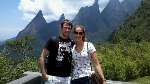 Mart�n Otero descubri� en Brasil una nueva profesi�n que ejercer: monitor de camiones v�a sat�lite