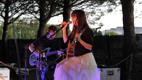 La Bien Querida durante un concierto en Vilagarca el pasado verano.