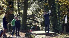 M�s de un centenar de golfistas participaron en la cita.